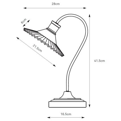 Markslöjd 109151 - Asztali lámpa NOVIA 1xE27/60W/230V fekete/füstszürke
