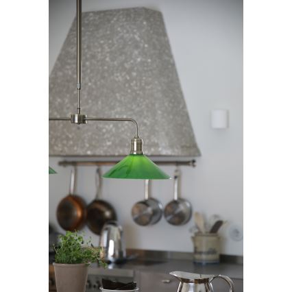 Markslöjd 109161 - VELA rúdon függesztett csillár 2xE27/60W/230V zöld/sárgaréz