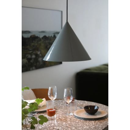 Markslöjd 109162 - Kábeles függőlámpa TIP 1xE27/60W/230V Ø 37,5 cm szürke