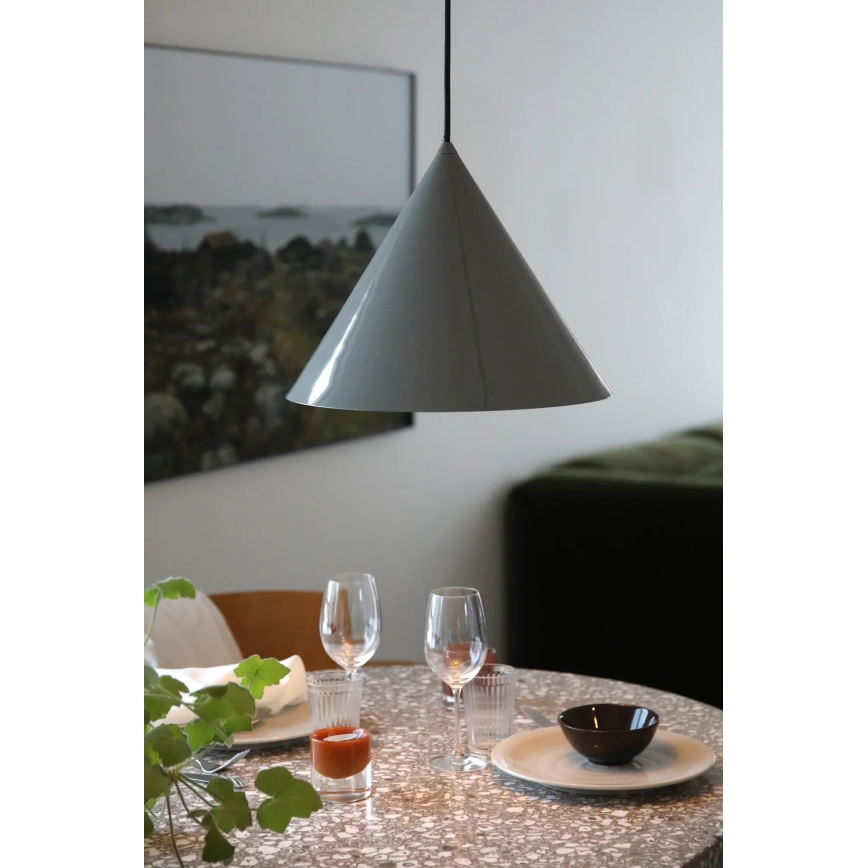 Markslöjd 109162 - Kábeles függőlámpa TIP 1xE27/60W/230V Ø 37,5 cm szürke