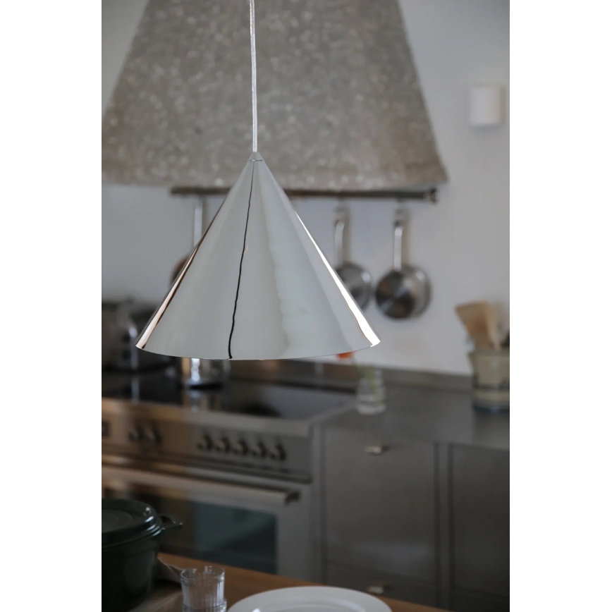 Markslöjd 109163 - Függőlámpa kábellel TIP 1xE27/60W/230V Ø 37,5 cm fényes króm