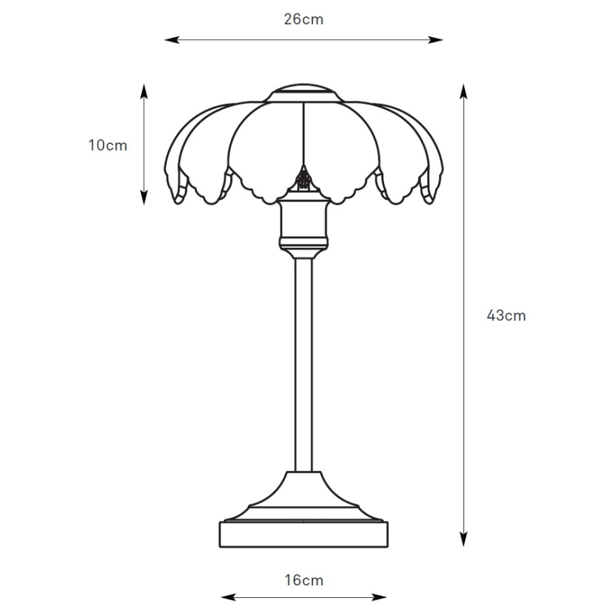 Markslöjd 109179 - Asztali lámpa KURAGE 1xE27/60W/230V sárgaréz/fehér