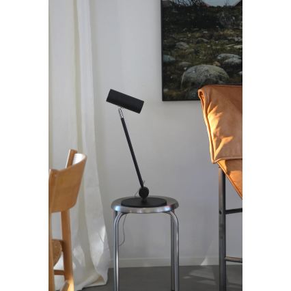 Markslöjd 109183 - Dimmelhető LED asztali lámpa ARLO LED/4,9W/230V fekete