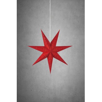 Markslöjd 700120 - Karácsonyi dekoráció ARATORP 1xE14/25W/230V Ø 75 cm piros