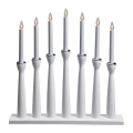 Markslöjd 702232 - Karácsonyi gyertyatartó MASESKÄR 7xE10/3W/230V fehér