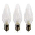 Markslöjd 702324 - KÉSZLET 3x Nagy teherbírású Karácsonyi izzó RESERVLAMPA E10/3W/34V