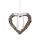 Markslöjd 703102 - Karácsonyi dekor HOLSTAD LED/0,9W/3xAA szív szürke 25cm