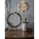 Markslöjd 703108 - Karácsonyi dekor KILSTORP LED/1,2W/3xAA koszorú 35 cm szürke