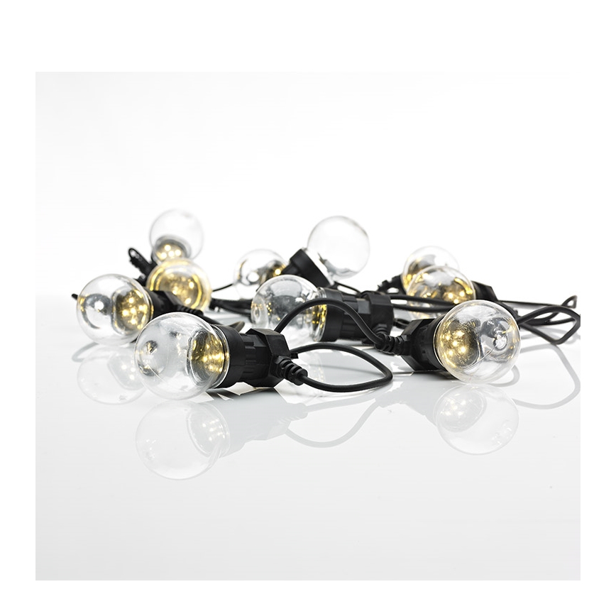 Markslöjd 703181 - LED Kültéri karácsonyi lánc DAKKE 10xLED/3,6W/230V IP44 750 cm