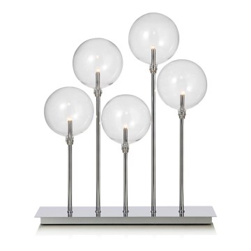 Markslöjd 703519 - Karácsonyi gyertyatartó MÄSTER 7xE5/0,8W/230/12V matt króm