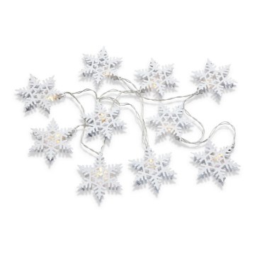 Markslöjd 703747 - LED  fényfüzér PRINCE 10xLED/3xAA 2,15m meleg fehér