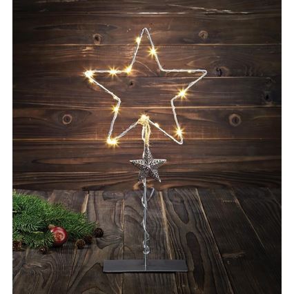 Markslöjd 703805 - LED Karácsonyi dekoráció VIKHEM 15xLED/0,45W/4,5V