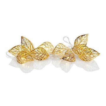 Markslöjd 703859 - LED dekorációs fényfüzér LEAF LED/3xAA 1,85m meleg fehér