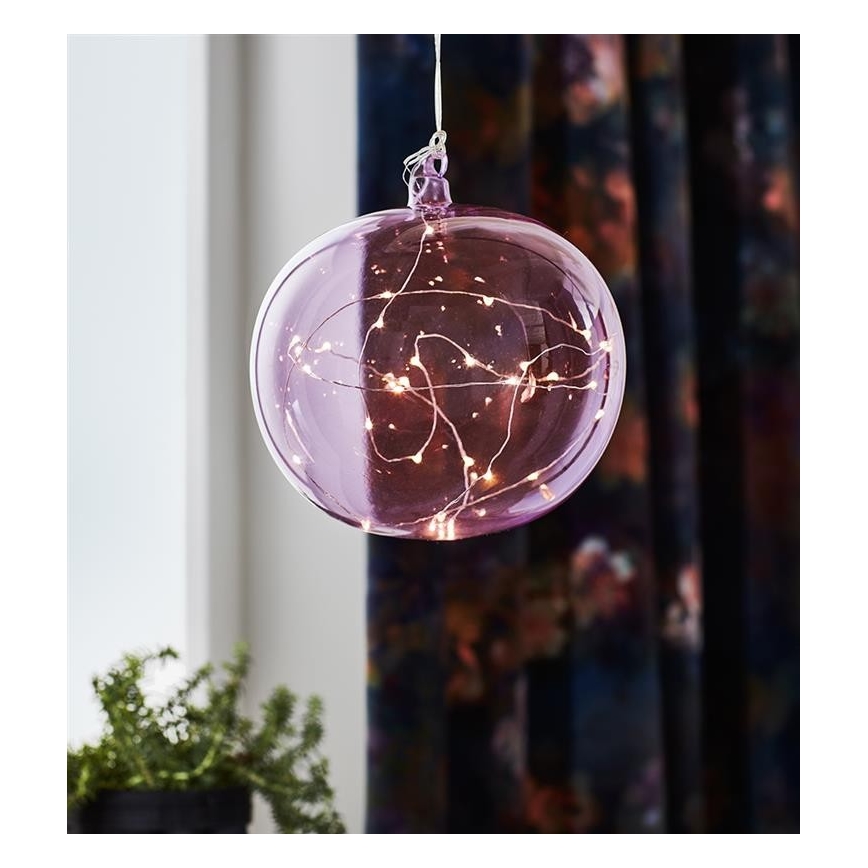 Markslöjd 704863 - LED Karácsonyi dekoráció LINA 20xLED/0,6W/4,5V szürke