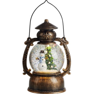 Markslöjd 705053 - LED karácsonyi dekoráció LOTHAR LED/0,15W/3xAA lámpás bronz