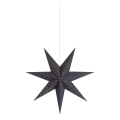 Markslöjd 705317 - Karácsonyi dekoráció BAROQUE 1xE14/25W/230V átmérő 75 cm kék