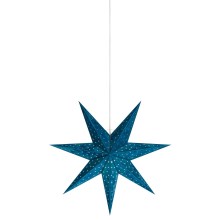 Markslöjd 705482 - Karácsonyi dekoráció VELOURS 1xE14/25W/230V kék