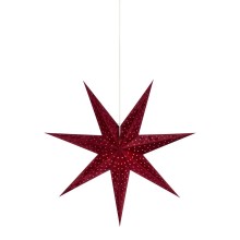 Markslöjd 705486 - Karácsonyi dekoráció VELOURS 1xE14/6W/230V 75 cm piros
