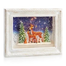 Markslöjd 705554 - LED karácsonyi dekoráció REINHARD LED/0,5W/4xAA meleg fehér