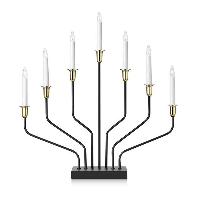Markslöjd 705758 - Karácsonyi gyertyatartó BROSA XL 7xE10/3W/230V