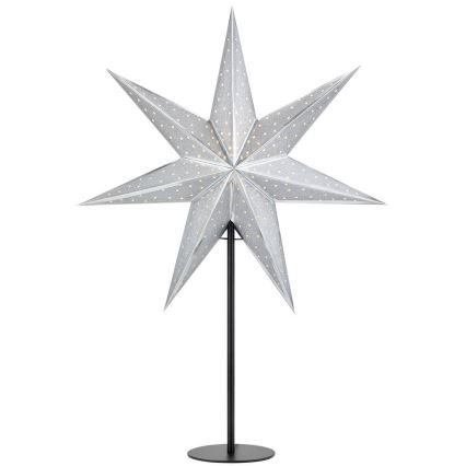 Markslöjd 705794 - Karácsonyi dekoráció GLITTER 1xE14/25W/230V 65 cm fekete/ezüst