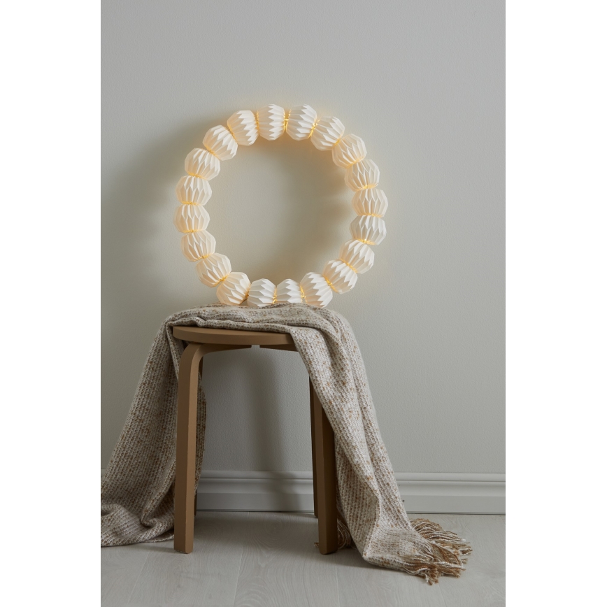 Markslöjd 705814 - LED Karácsonyi dekoráció TUBBY LED/0,6W/3xAA fehér