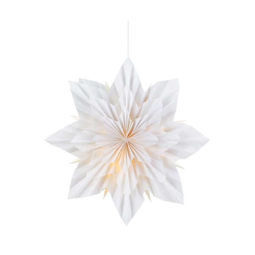 Markslöjd 705836 - Karácsonyi dekoráció NEELA 1xE14/25W/230V Ø 43 cm fehér