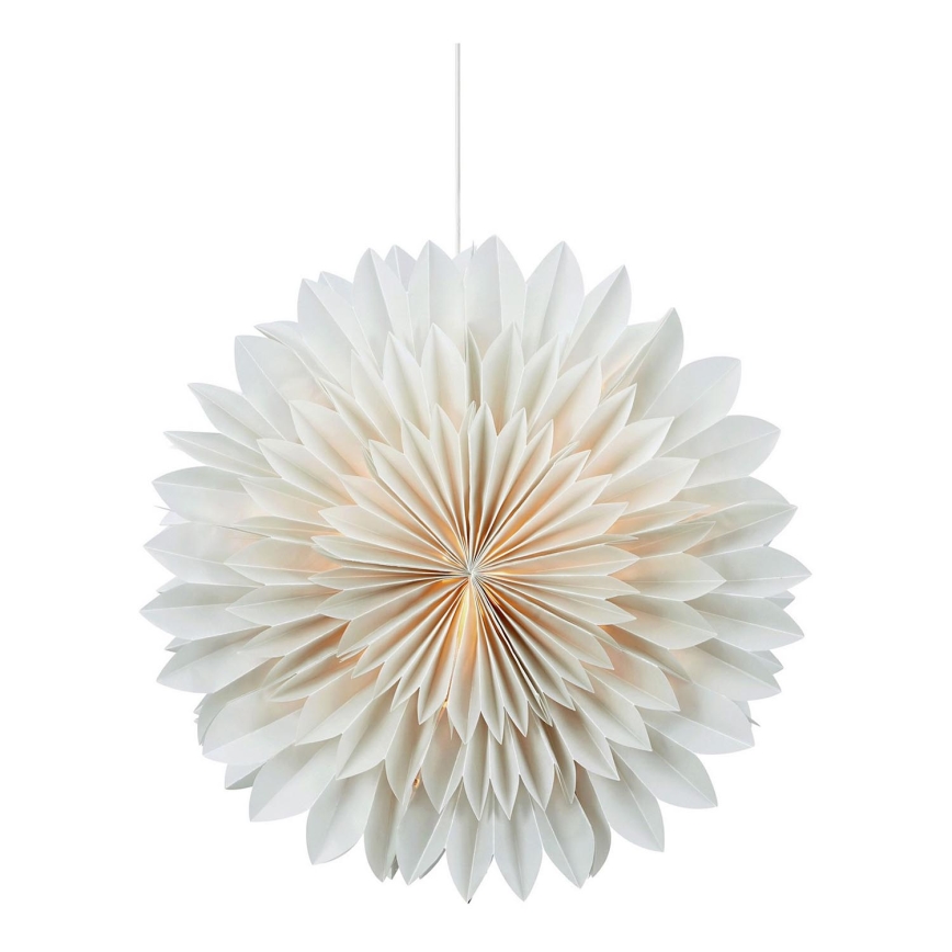 Markslöjd 705841 - Karácsonyi dekoráció SOLINA 1xE14/25W/230V átm. 60 cm fehér