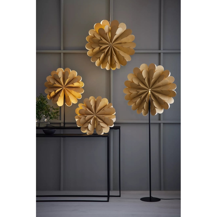 Markslöjd 705950 - Karácsonyi dekoráció MARAVILLA 1xE14/25W/230V 68 cm arany/fekete