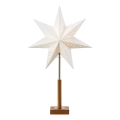Markslöjd 706041 - Karácsonyi dekoráció SOLVALLA 1xE14/25W/230V 35 cm fehér/tölgy