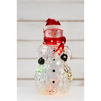 Markslöjd 706045 - LED karácsonyi dekoráció HENRY LED/0,06W/3xAAA hóember