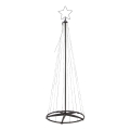 Markslöjd 706329 - LED kültéri karácsonyi dekoráció ABETO 200xLED/2,7W/230V 2m IP44 fekete