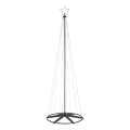 Markslöjd 706330 - LED kültéri karácsonyi dísz ABETO 380xLED/3,6W/230V 3m IP44 fekete