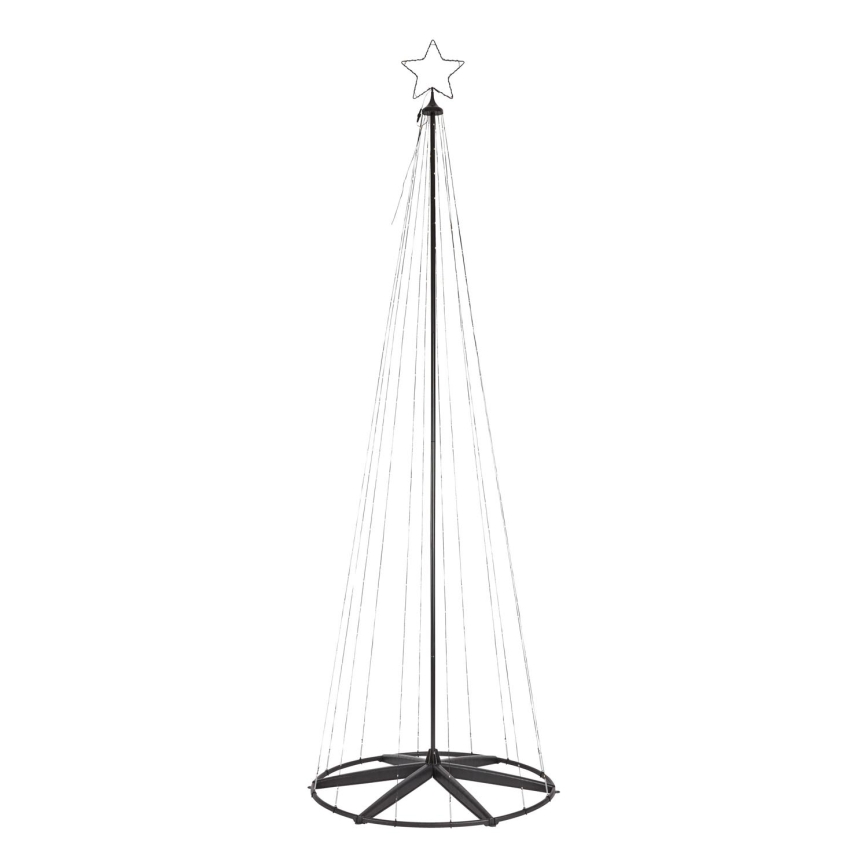 Markslöjd 706330 - LED kültéri karácsonyi dísz ABETO 380xLED/3,6W/230V 3m IP44 fekete