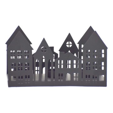 Markslöjd 706364 - LED karácsonyi gyertyatartó YORK 3xLED/0,1W/1xCR2032 fekete