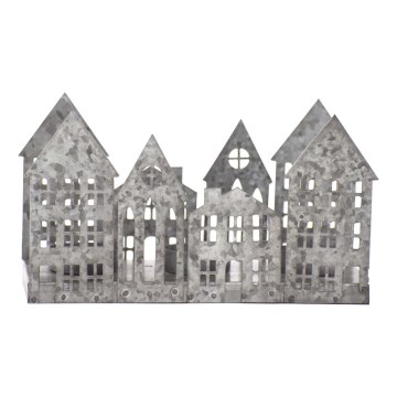 Markslöjd 706365 - LED karácsonyi gyertyatartó YORK 3xLED/0,1W/1xCR2032 szürke
