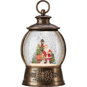 Markslöjd 706451 - LED karácsonyi dekoráció RUDOLPH LED/0,5W/3xAA lámpás bronz