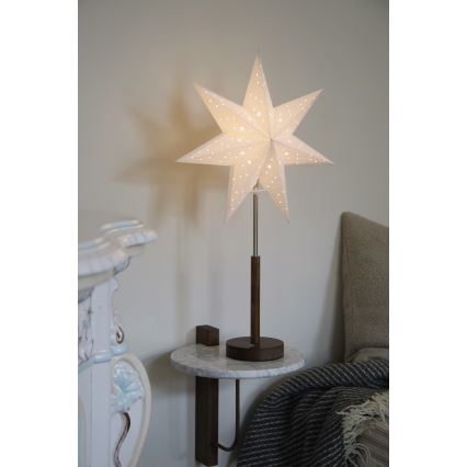 Markslöjd 706493 - LED Újratölthető karácsonyi dekoráció NOELLA LED/0,5W/3,7V 2000 mAh barna/fehér