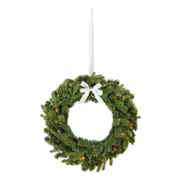 Markslöjd 706542 - LED kültéri karácsonyi koszorú VINTRA LED/1,8W/3xAA átm. 40 cm IP44 meleg fehér