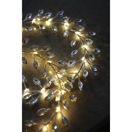 Markslöjd 706557 - LED Karácsonyi dísz ARIA LED/3,12W/2xAA ezüst