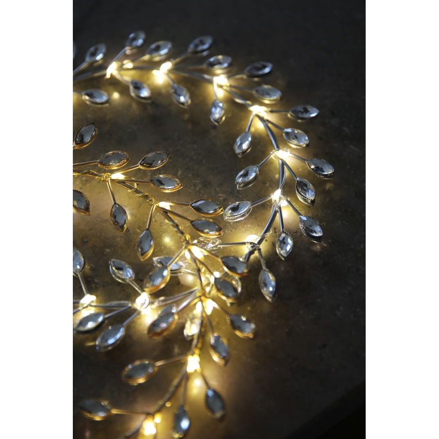 Markslöjd 706557 - LED Karácsonyi dísz ARIA LED/3,12W/2xAA ezüst