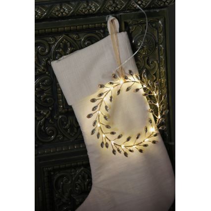 Markslöjd 706558 - LED karácsonyi dekoráció ARIA LED/3,12W/2xAA arany