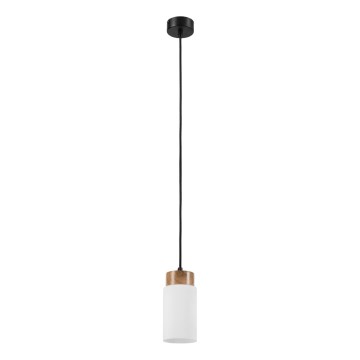 MARKUS kábelen függő csillár 1xE27/15W/230V fekete/tölgy
