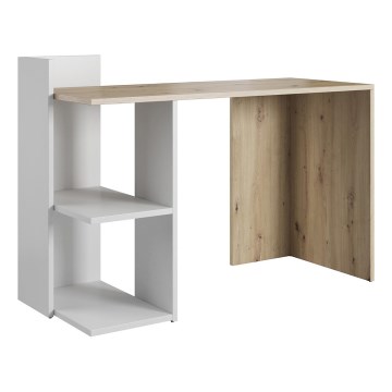 MARLO íróasztal artisan tölgy/fehér