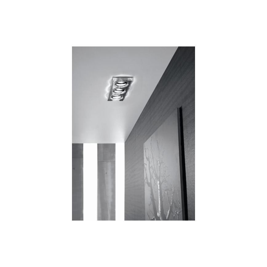 Massive 59563/11/10 - Fürdőszobai beépíthető lámpa SAPPHIRE 3xGU10/50W/230V IP23