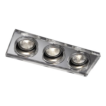 Massive 59563/11/10 - Fürdőszobai beépíthető lámpa SAPPHIRE 3xGU10/50W/230V IP23