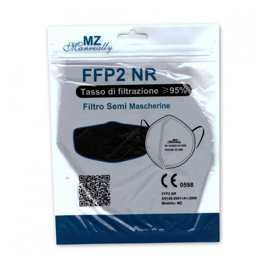 Maszk FFP2 NR CE 0598 sötét rózsaszín 20db