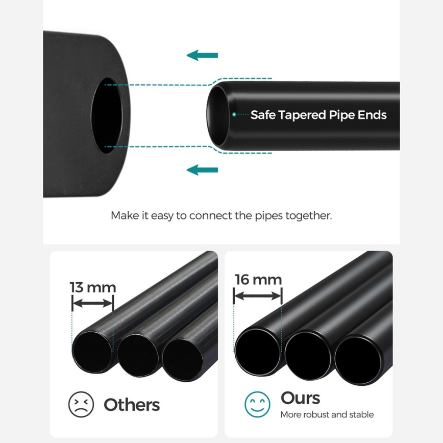 MATIS tárolószekrény polcokkal és akasztórúddal 138x182 cm fekete