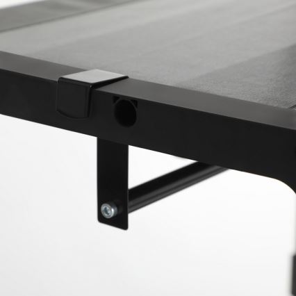 MATIS textilszekrény polcokkal és akasztórúddal, 140 x 174 cm, fekete