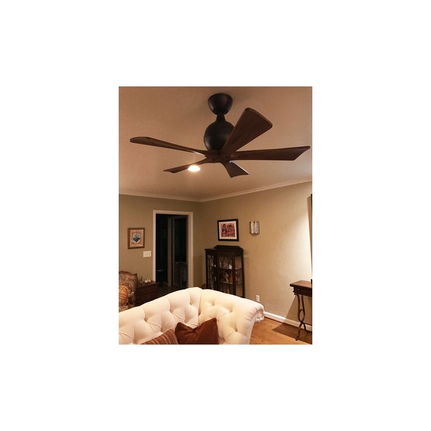 Matthews VEN-IR5-52 - Mennyezeti ventilátor  IRENE 52 matt nikkel/dió